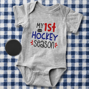 Body Para Bebé Mi primera temporada de hockey