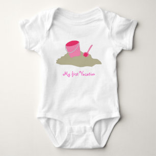 Body Para Bebé Mi primera Vacación (Camisa Chica)