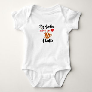 Body Para Bebé Mi tía me ama mucho Regalo para baby shower, bebé