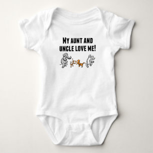Body Para Bebé Mi tía y tío Love Me