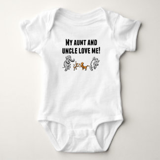 Body Para Bebé Mi tía y tío Love Me