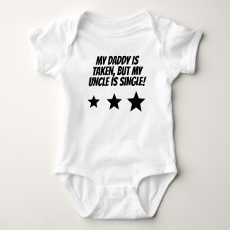 Body Para Bebé Mi tío Is Single