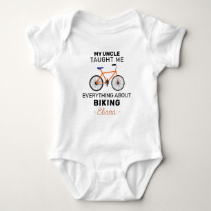 Body Para Bebé Mi tío me enseñó todo sobre el ciclismo