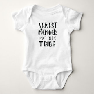 Body Para Bebé "miembro más nuevo de la tribu" Funny Baby Bodysui