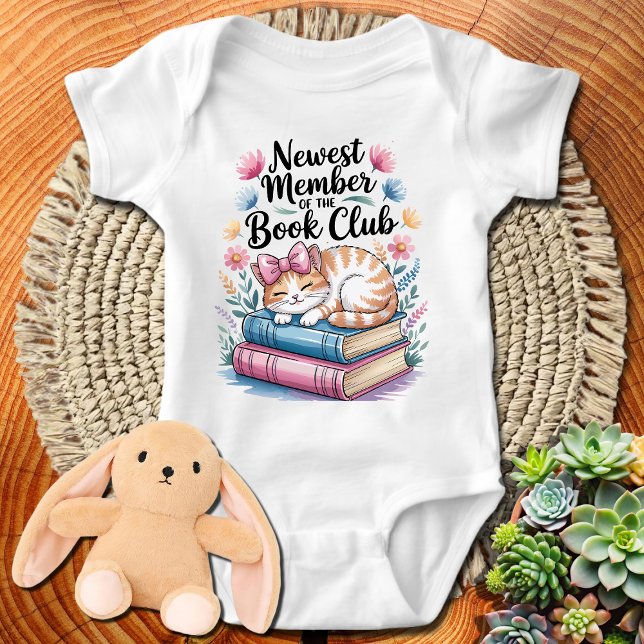 Body Para Bebé Miembro más reciente del Club de Libros (Subido por el creador)