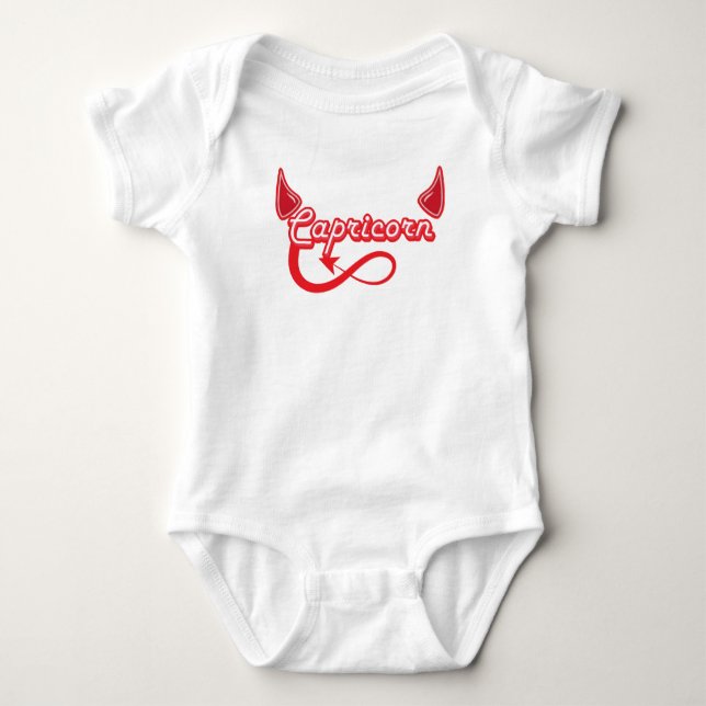 Body Para Bebé Mikitiez capricorn feliz año nuevo saturación astr (Anverso)