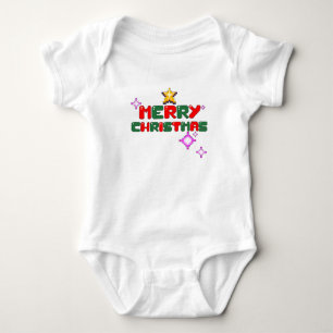 Body Para Bebé Mikitiez Christmasgame vintage dad elf santaclaus