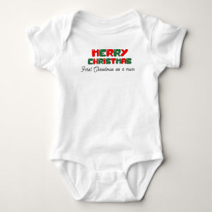 Body Para Bebé Mikitiez Christmasgame vintage dad elf santaclaus