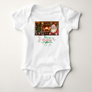 Body Para Bebé Mikitiez clásicas whitechristmas luz jollyholly