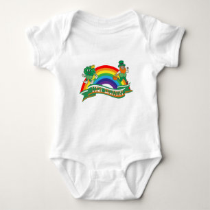 Body Para Bebé Mikitiez irish clover verde sinfín