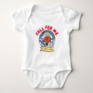 Body Para Bebé Mikitiez personalizado valentine divertido softwar