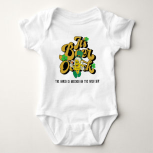 Body Para Bebé Mikitiez verde afortunado Saint Patrick's Day iris
