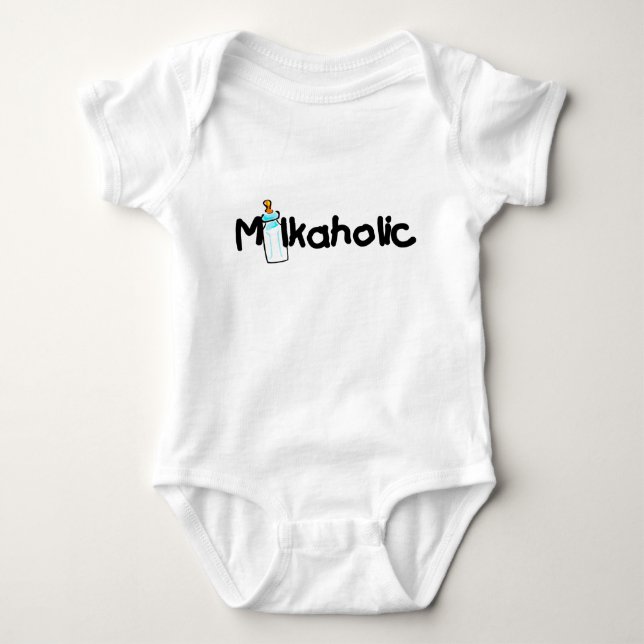 Body Para Bebé Milkaholic Baby Bodysuit (Anverso)