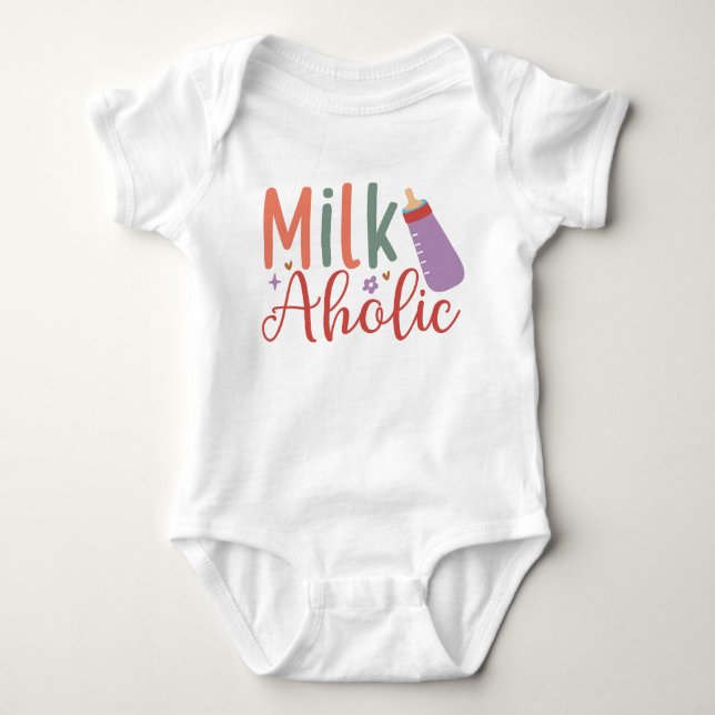 Body Para Bebé Milkaholic - Baby Boy Bodysuit (Anverso)