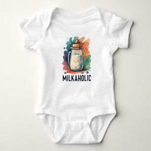 Body Para Bebé Milkaholic Funny