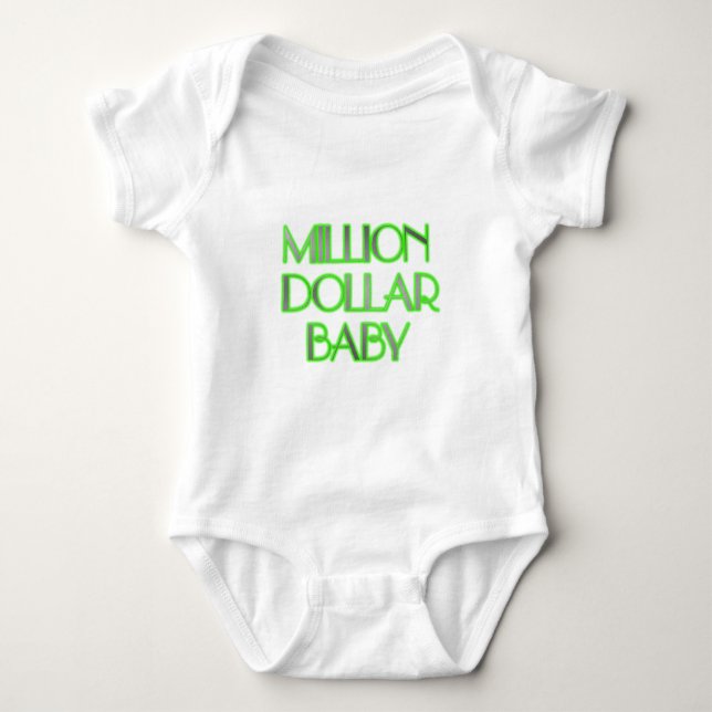BODY PARA BEBÉ MILLION DOLLAR BABY (Anverso)