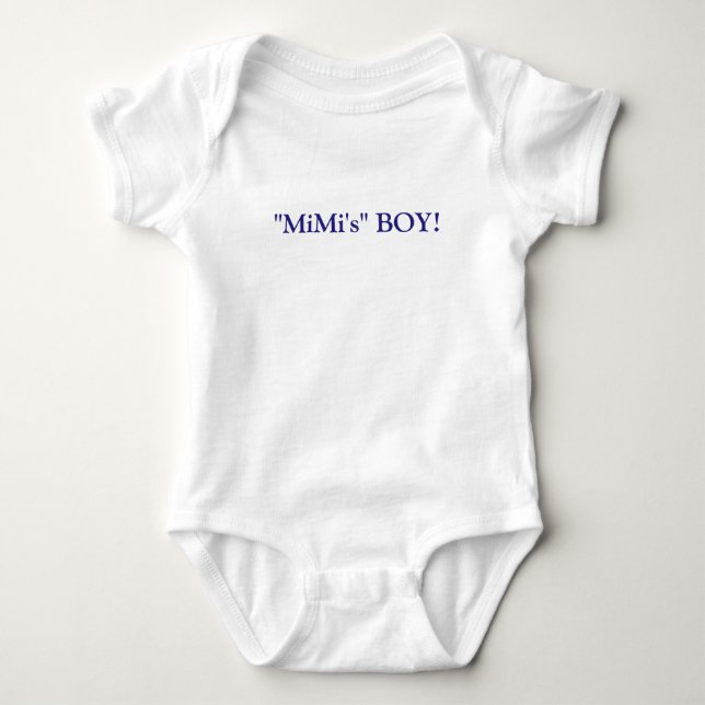 Body Para Bebé ¡MiMi's BOY! Camiseta para bebés (Anverso)