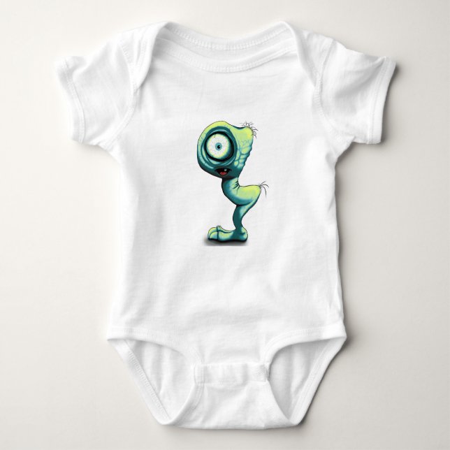 Body Para Bebé Mimo a Cute Mini Monster (Anverso)