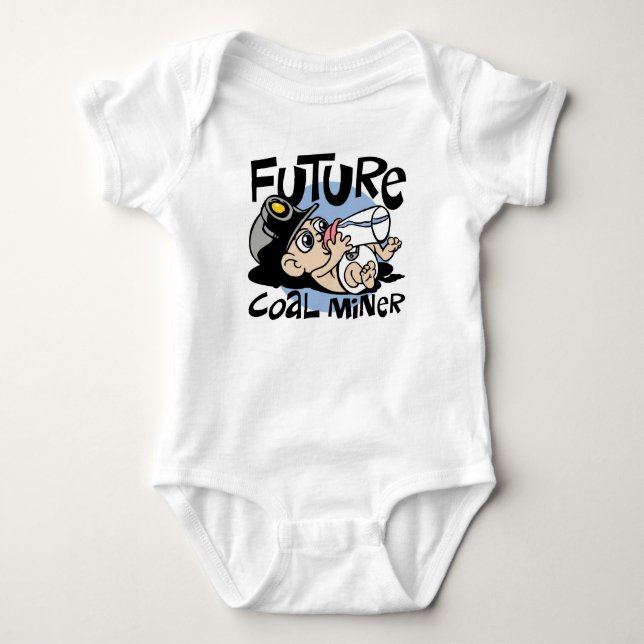 BODY PARA BEBÉ MINERO DE CARBÓN FUTURO (Anverso)