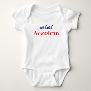 Body Para Bebé Mini Americano, Regalo de bebé lindo, Niña, Niño, 