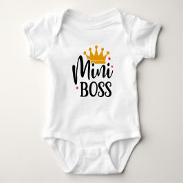 Body Para Bebé Mini Boss Baby Bodysuits