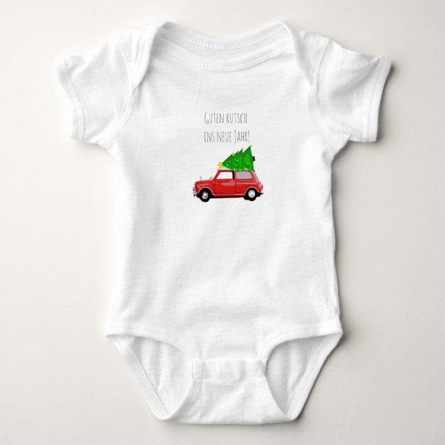 Body Para Bebé Mini Cooper Babybody Silvester (Anverso)