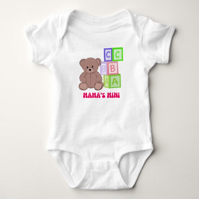 BODY PARA BEBÉ MINI DE MAMA (Anverso)