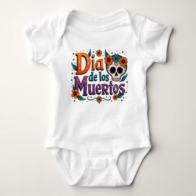 Body Para Bebé Mini estilo Muertito 🌹 (Anverso)