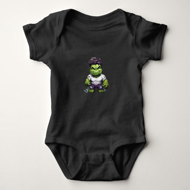 Body Para Bebé mini hulk (Anverso)