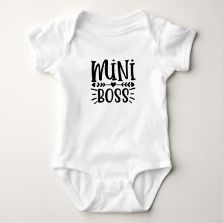 Body Para Bebé Mini jefe Unisex
