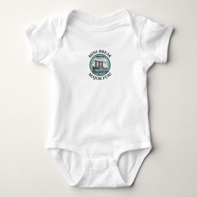 Body Para Bebé ¡Mini Romper Diversión Mayor! (Anverso)