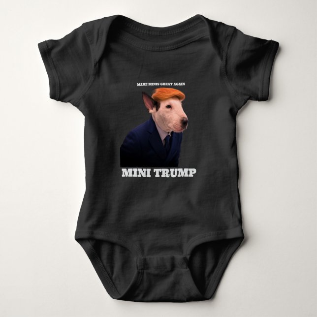 BODY PARA BEBÉ MINI TRUMP (Anverso)