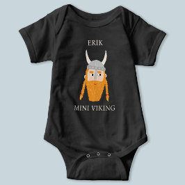 Body Para Bebé Mini Viking Personalizado