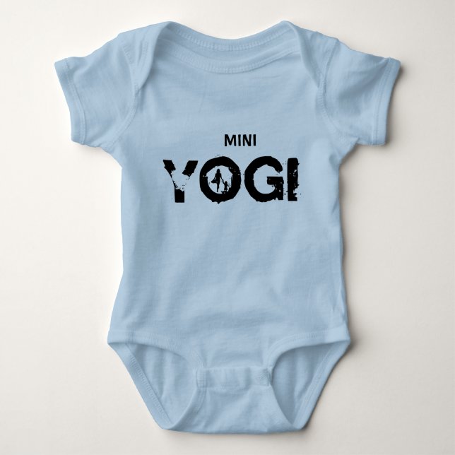 Body Para Bebé Mini Yogi Onsie (Anverso)