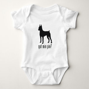 Body Para Bebé Miniatura de Pinscher