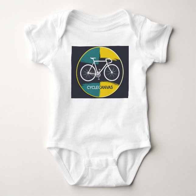 Body Para Bebé Minimal Bicycle Illustration –  (Anverso)