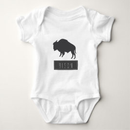 Body Para Bebé Minimalismo Funky Bison