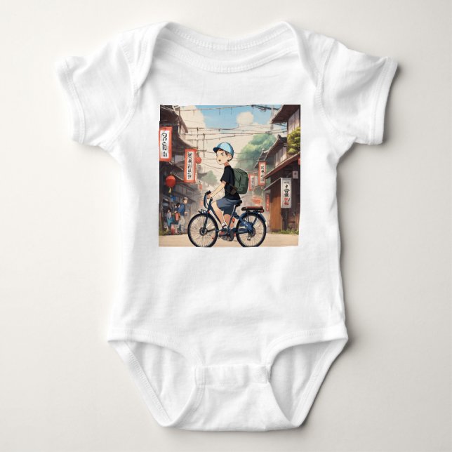 Body Para Bebé Minimalist Anime-Inspired Baby Gift (Anverso)