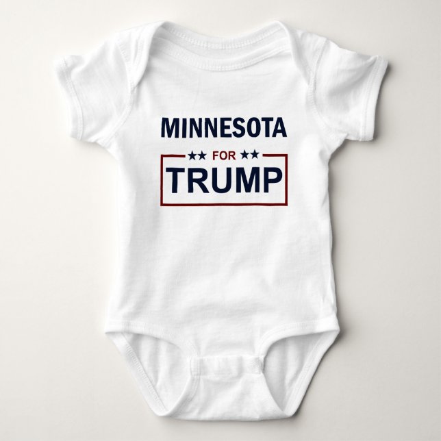 Body Para Bebé Minnesota para el triunfo (Anverso)