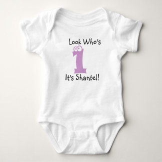 Body Para Bebé Mira quién es la camiseta de cumpleaños de un Pers