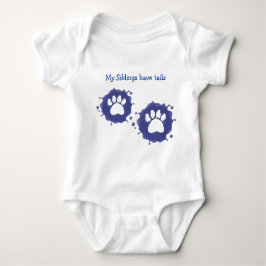 Body Para Bebé Mis hermanos tienen velas