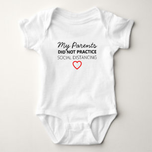Body Para Bebé Mis Padres No Practicaron La Distancia Social Bab