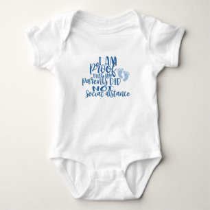 Body Para Bebé Mis padres no se distanciaron socialmente bebé niñ