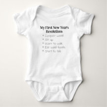 Mis Primeras Resoluciones de Año Nuevo, Unisex, Di