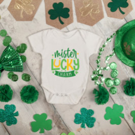 Body Para Bebé Mister Lucky Charm St Patricks Day