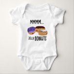 Body Para Bebé ¡MMMM Jelly Donuts!<br><div class="desc">¡MMMM Jelly Donuts! Baby Bodysuit</div>