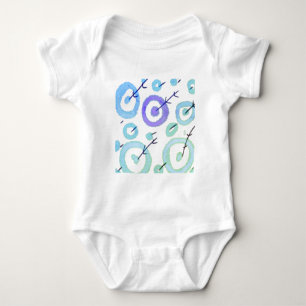 Body Para Bebé Moda DE ESTILO MÍNIMO MODERNO MONOGRAM ELEGANTE SI