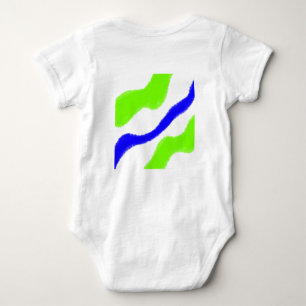 Body Para Bebé Moda DE ESTILO MÍNIMO MODERNO MONOGRAM ELEGANTE SI