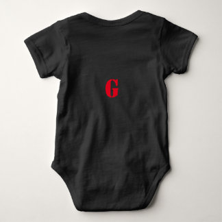 Body Para Bebé Moda DE ESTILO MÍNIMO MODERNO MONOGRAM ELEGANTE SI