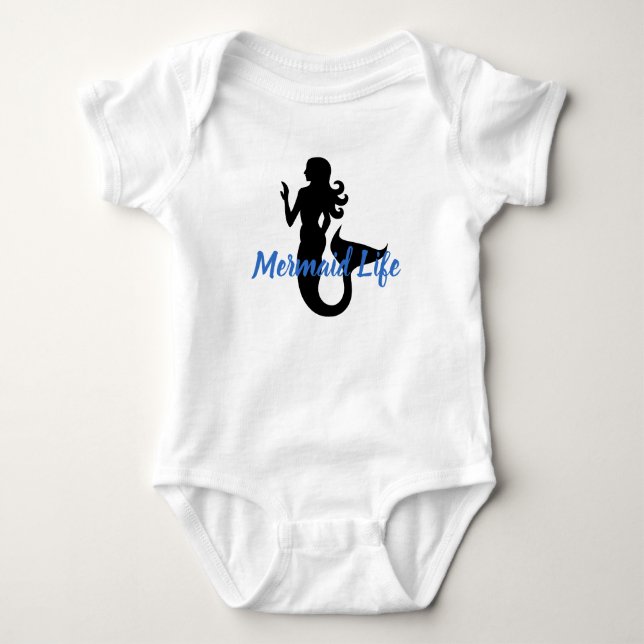 BODY PARA BEBÉ MODA MERMAID | (Anverso)